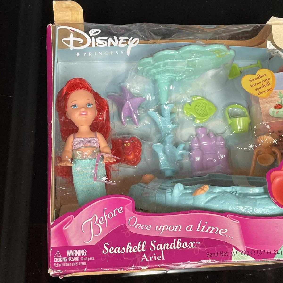 Disney Princess Before Once Upon A Time Ariel Seashell Sandbox Doll Damaged