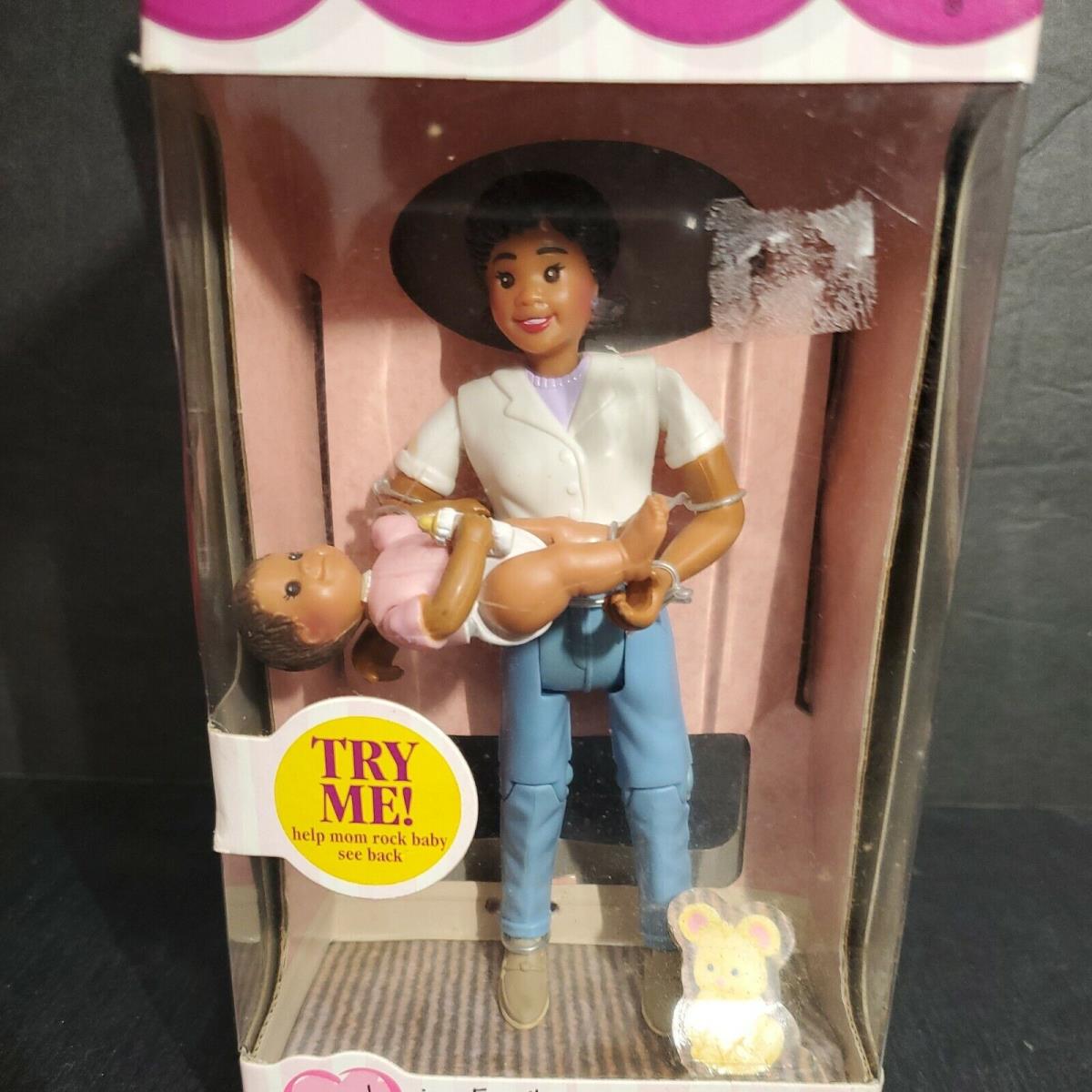Fisher-price Loving Family Dollhouse Mom Baby 1999 African American People