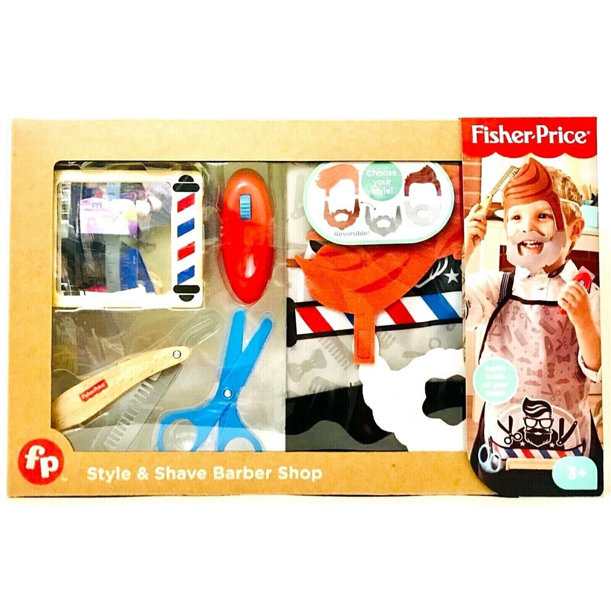 Fisher-price Style Shave Barber Shop Apron Holds All Your Tools Age 3 Up