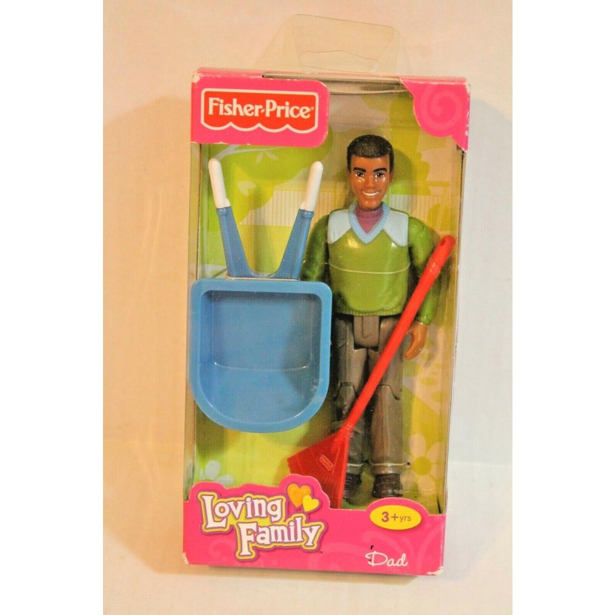 Fisher-price Loving Family Dollhouse African-american Dad Father Doll Figure