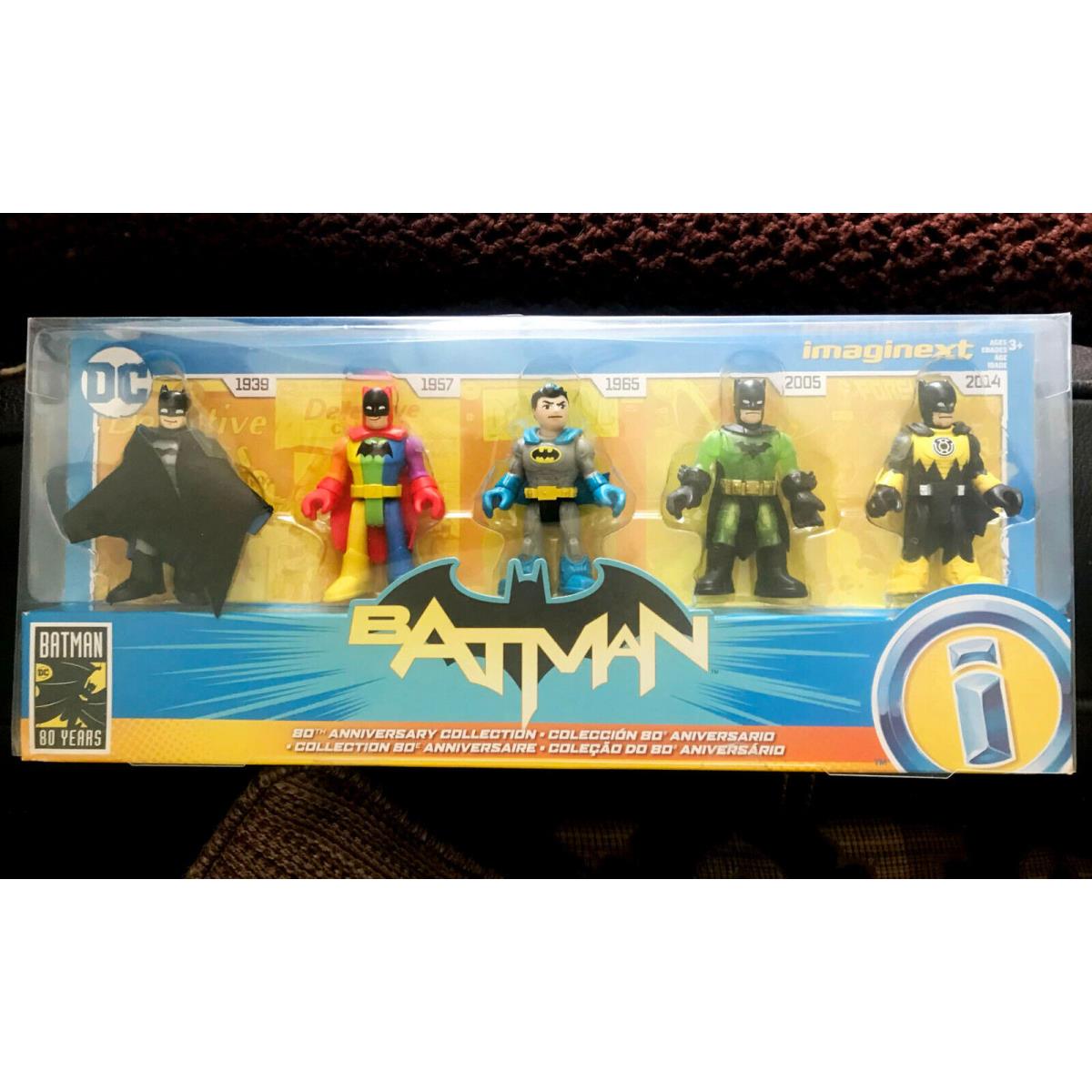 Imaginext DC Super Friends Batman 80 Year Anniversary Set - 5 Figures