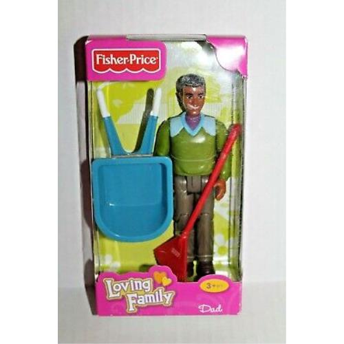 Fisher-price Loving Family Dollhouse African-american Dad Father Doll Figure