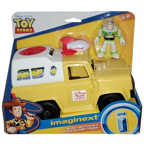 Imaginext Toy Story 3 Buzz Lightyear Pizza Planet Truck Delivery Shuttle