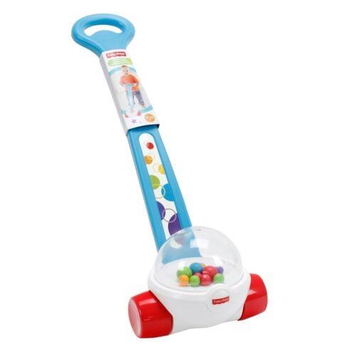 Fisher-price Corn Popper Blue Push Along Toy For Ages 12 Months to 3 Years