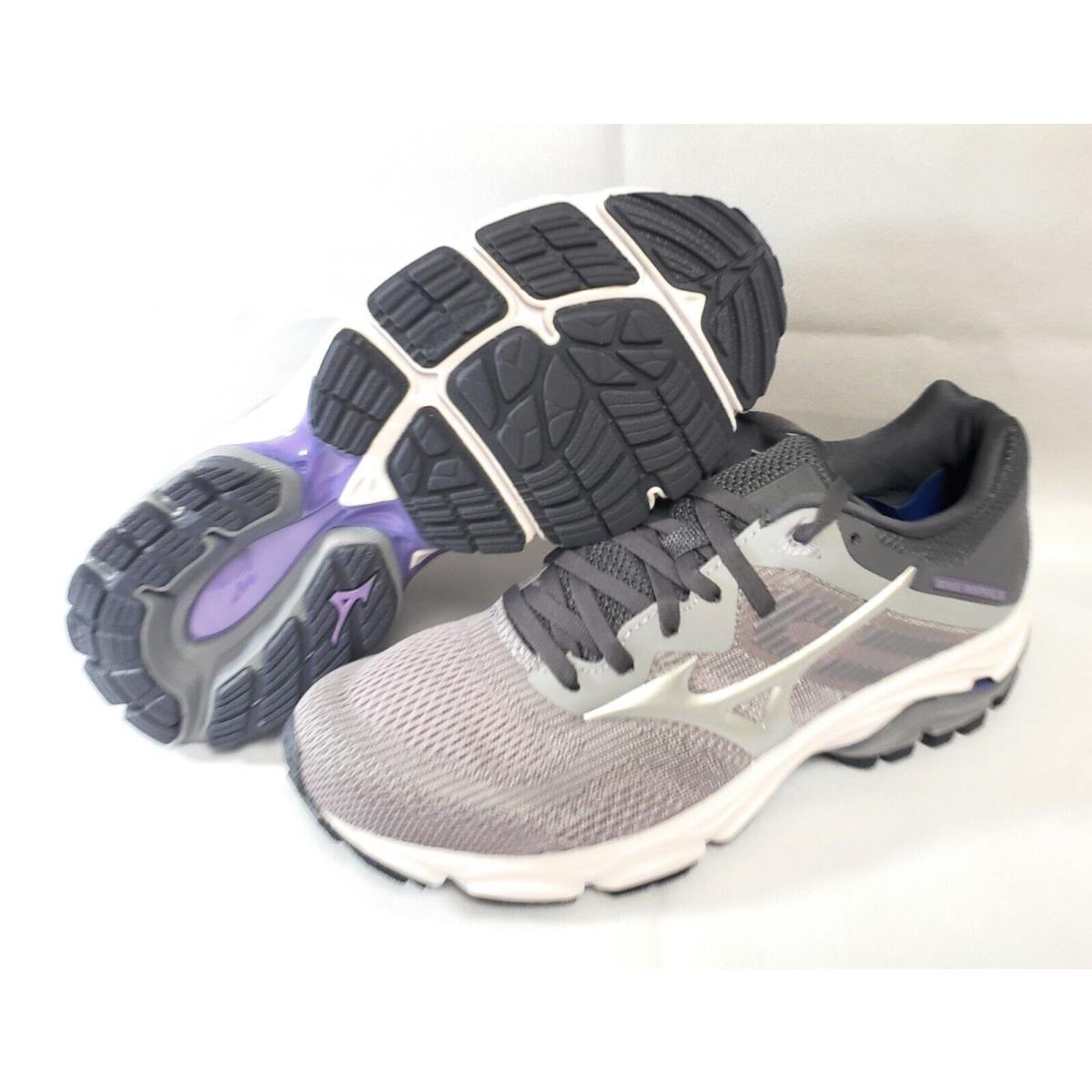 Womens Mizuno Wave Inspire 16 Silver Grey Wide D Athletic Running Sneakers Shoes