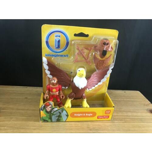 2013 Mattel Fisher-price Imaginext Red Knight Eagle Figure Toy Set