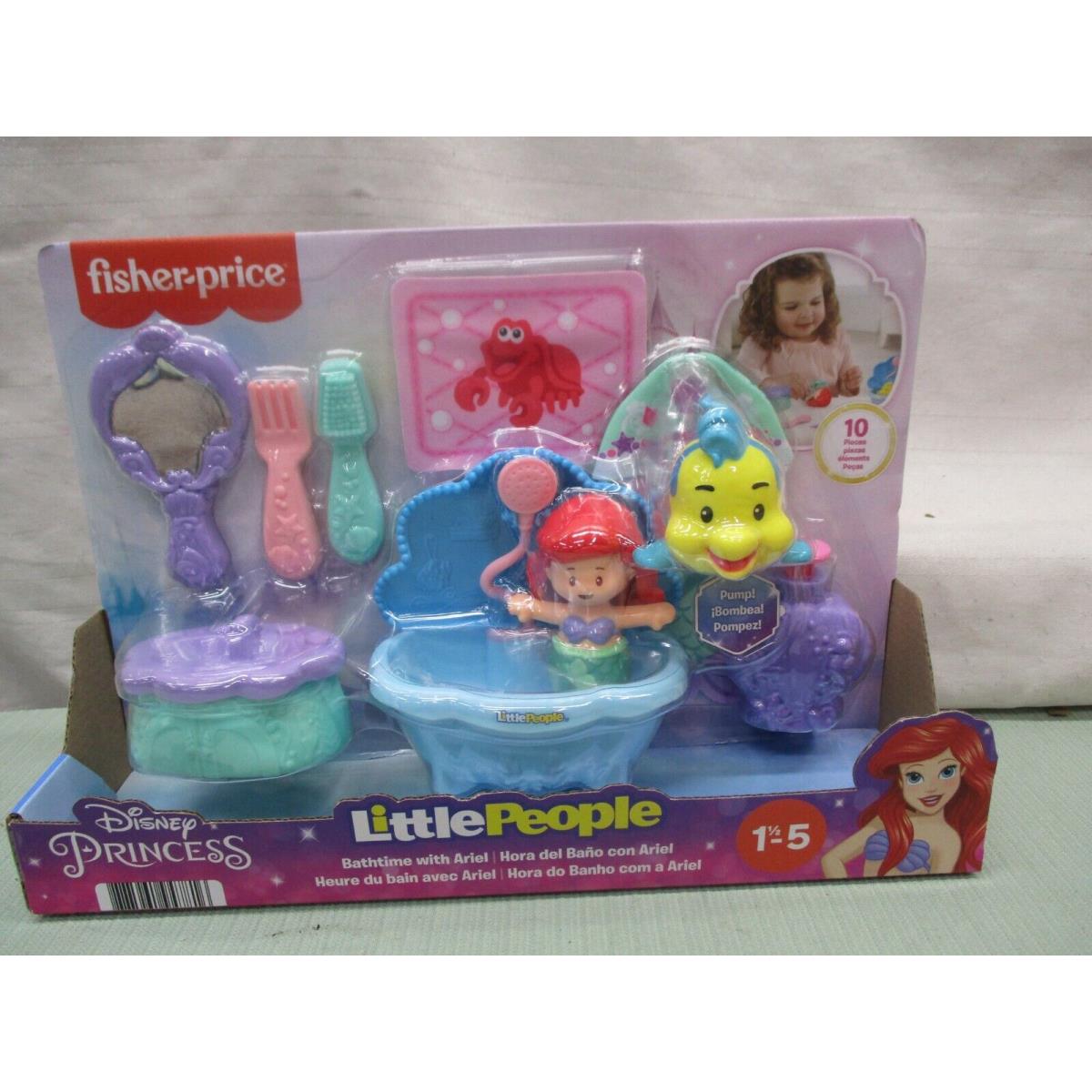 Fisher-price Little People Disney Princess Bath Time with Ariel 2021 Toy