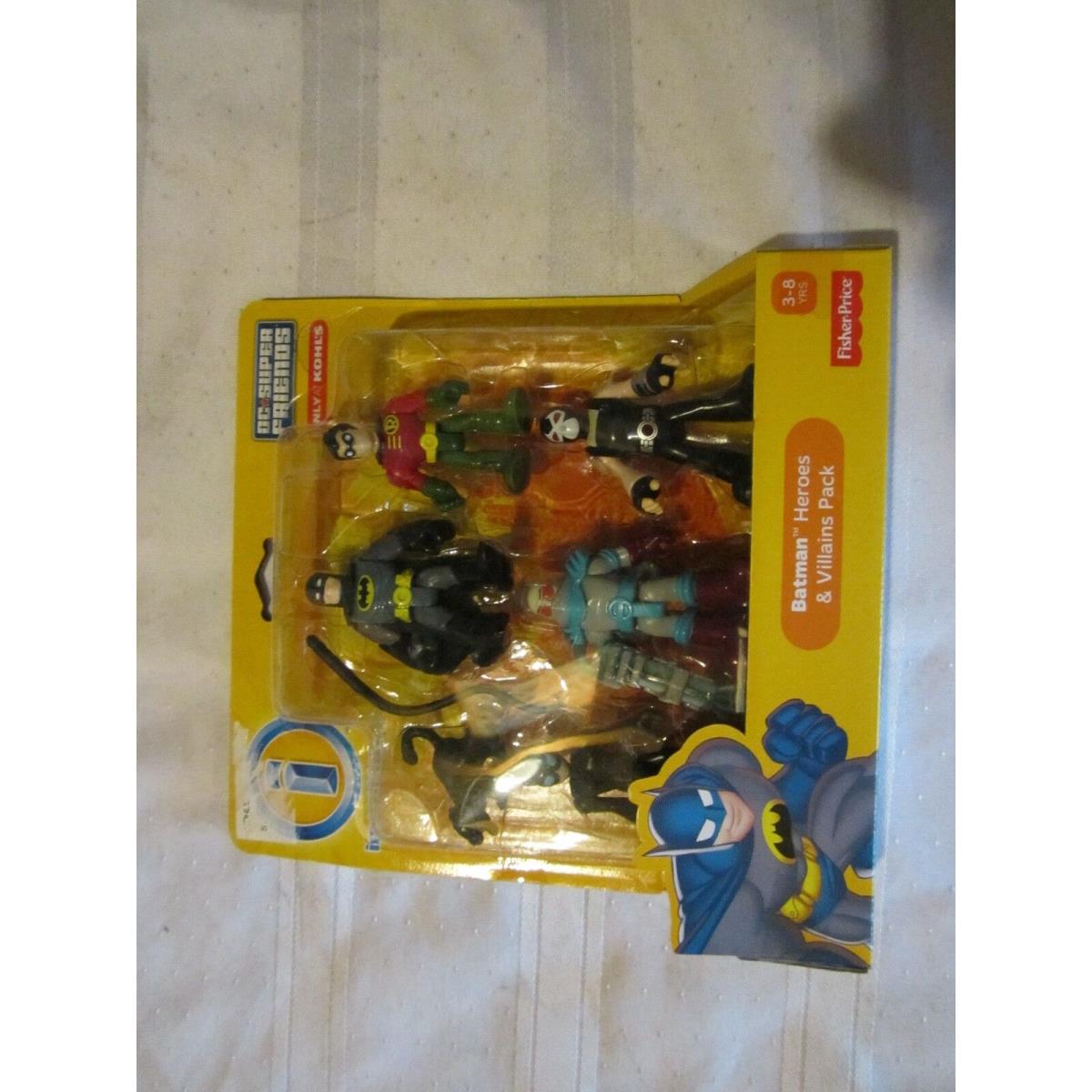 Fisher Price Imaginext DC Super Friends Batman Hero Villain Bane Catwoman Rob