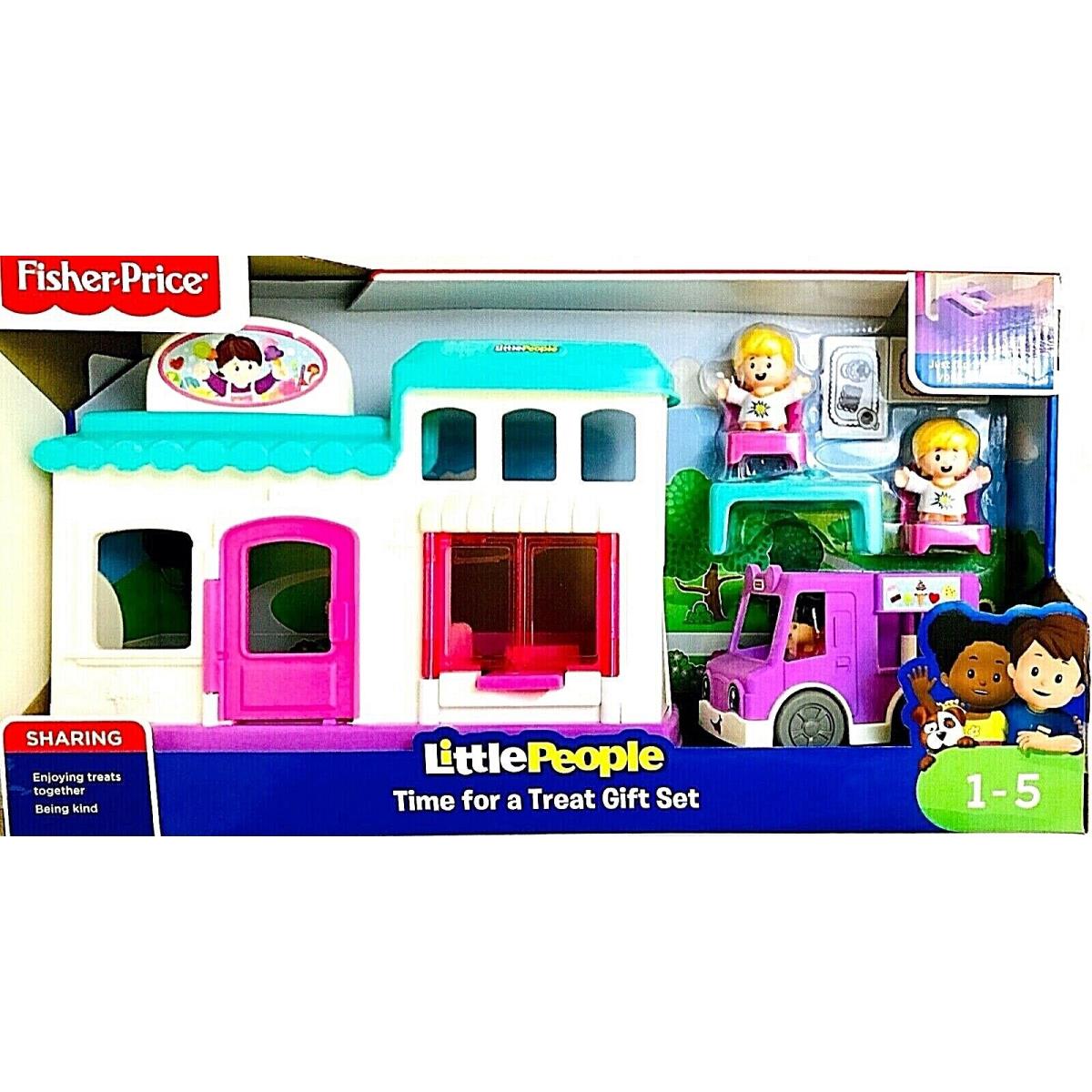 Fisher-price Little People Time For A Treat Gift Set Encourages Sharing Caring