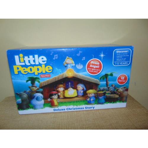 Little People Nativity Set Deluxe Christmas Story Fisher Price Music Lights