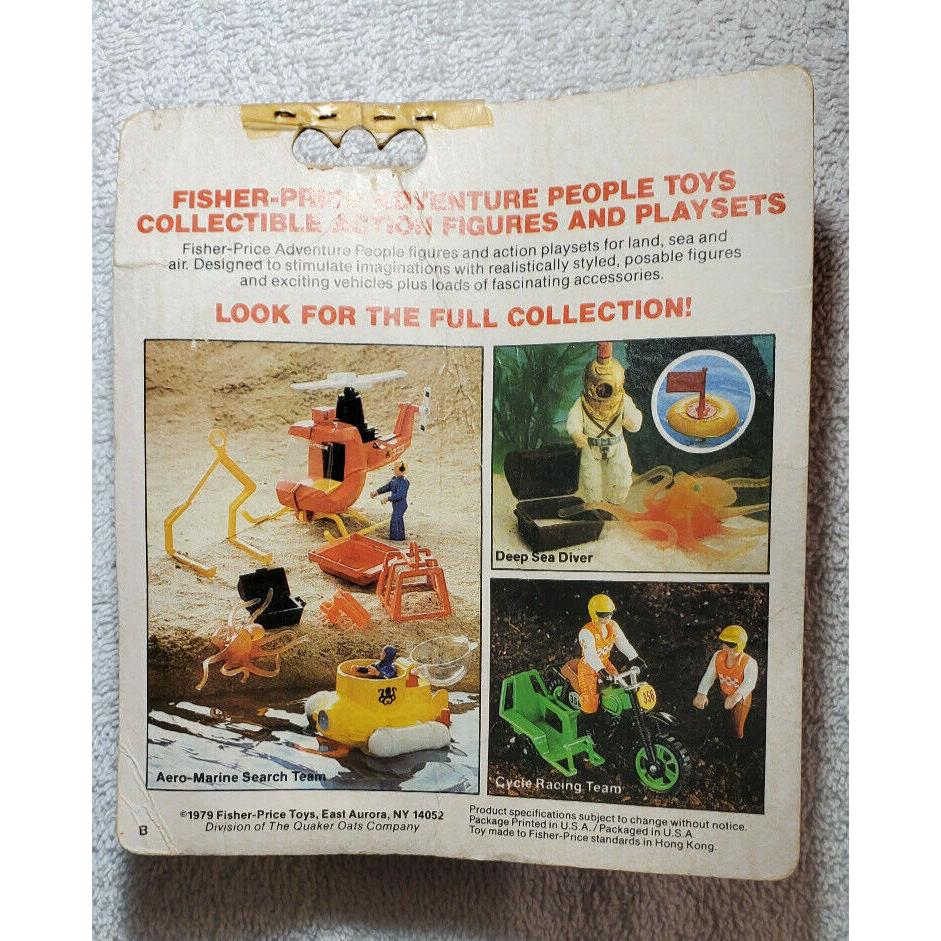 Fisher Price Adventure People 1979 Number 383 Package Toy