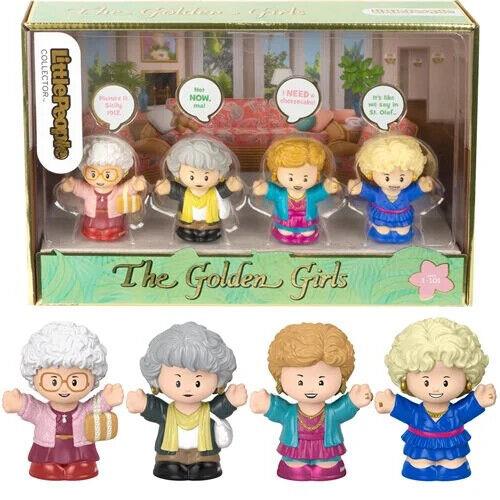 2021 Fisher Price Golden Girls Little People Figure Set of 4