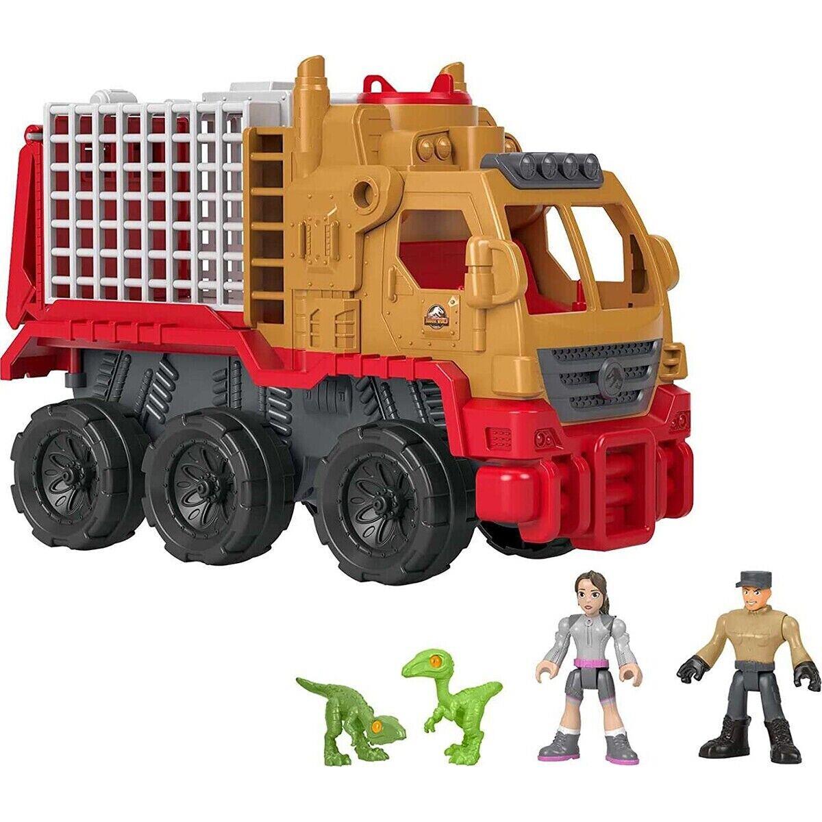 Fisher-price Imaginext Jurassic World Camp Cretaceous Truck Action Figures