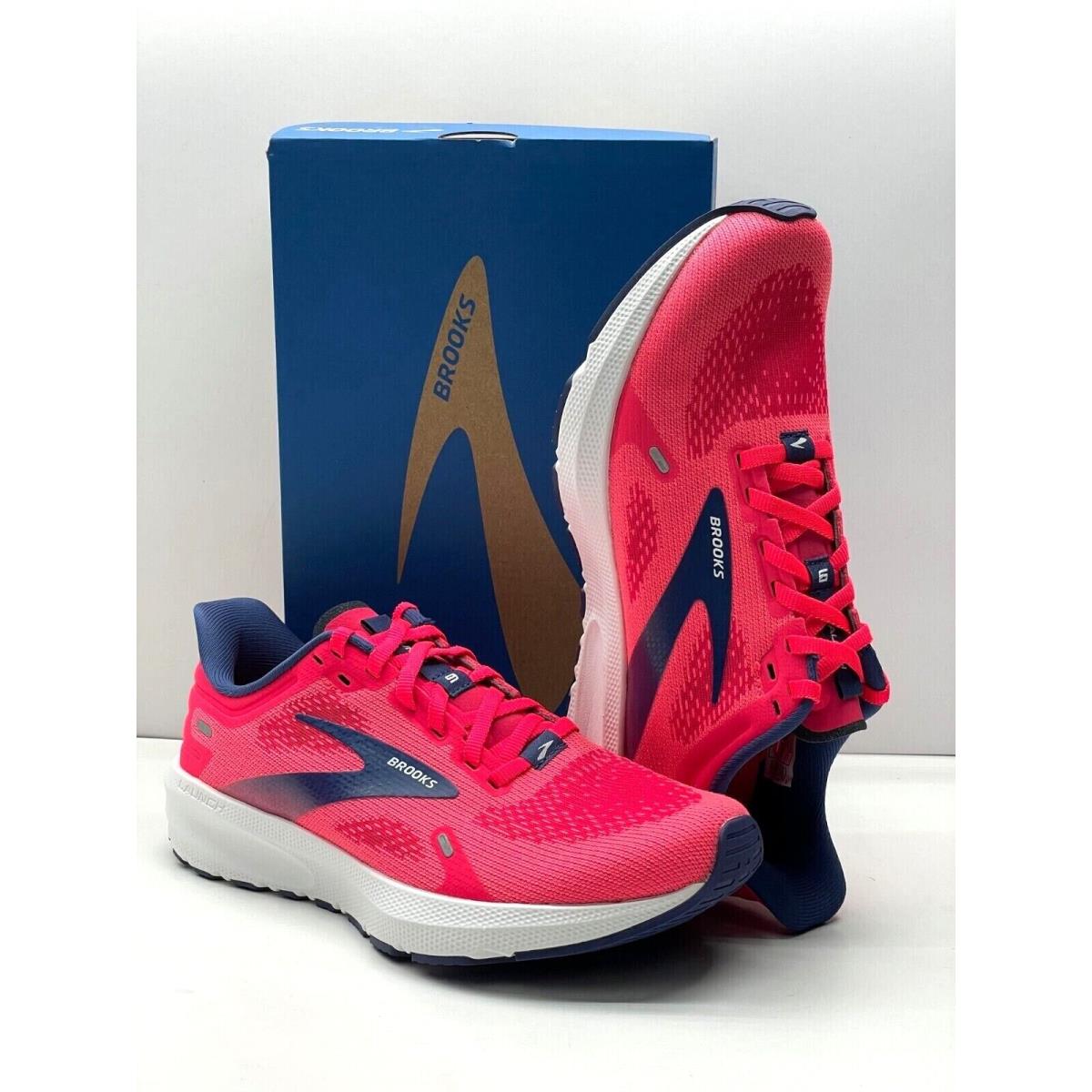 Brooks Launch 9 120373 1B 604 Pink/blue Women`s Running Shoes Medium S:6.5 7.5