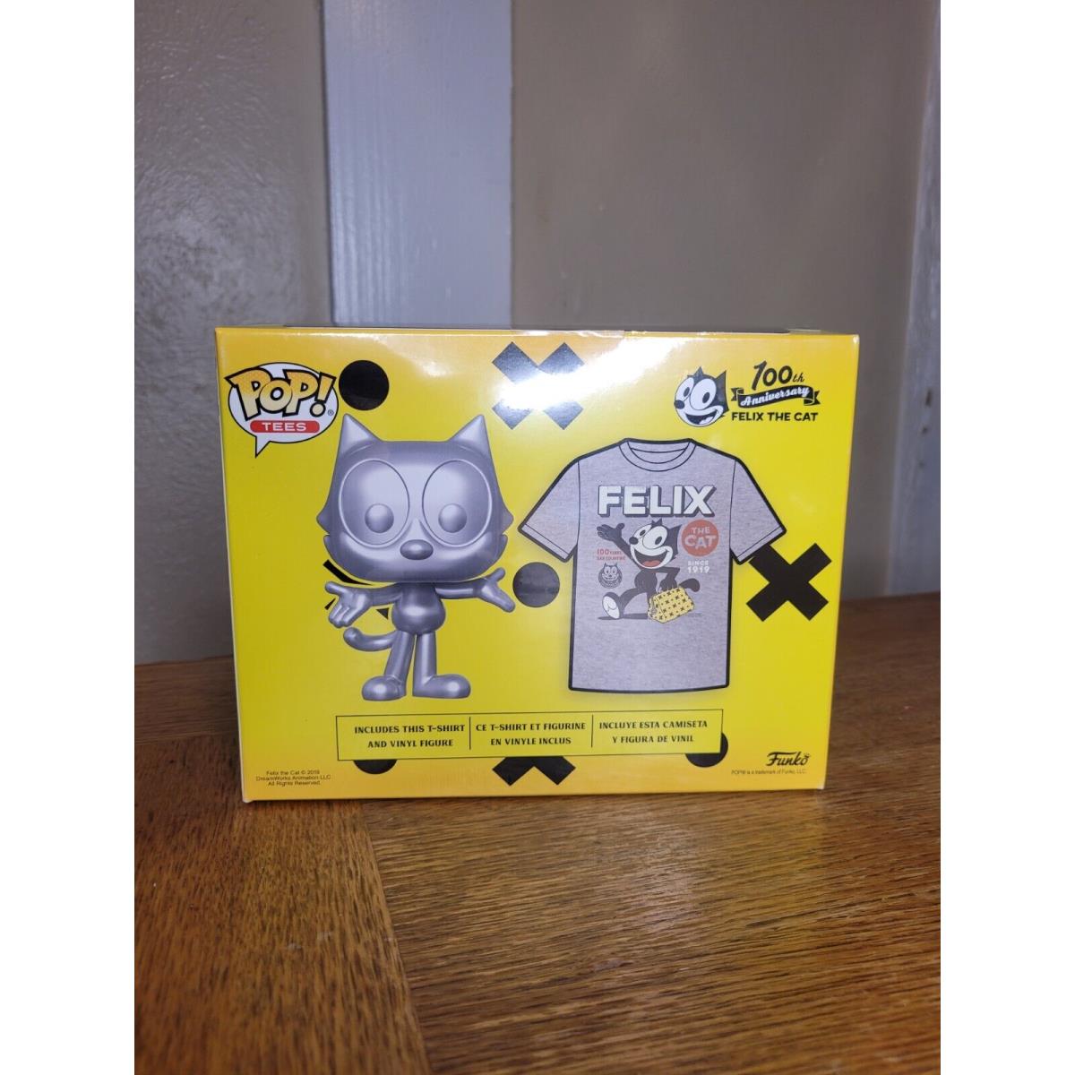 Funko Pop Tees Felix The Cat 100th Anniversary Tshirt Vinyl Figure