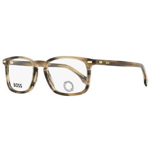 Hugo Boss Rectangular Eyeglasses B1368 S05 Gray/brown 53mm - Gray/Brown, Frame: Gray/Brown, Lens: