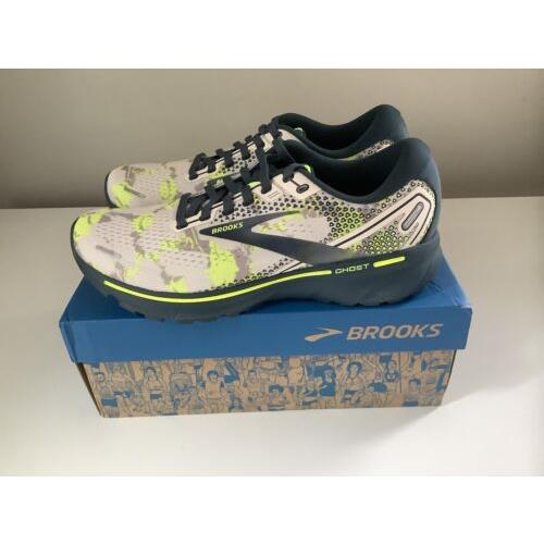 Brooks Ghost 14 Camo Camouflage Women`s Running Shoes - Multicolor - Sz 8.5