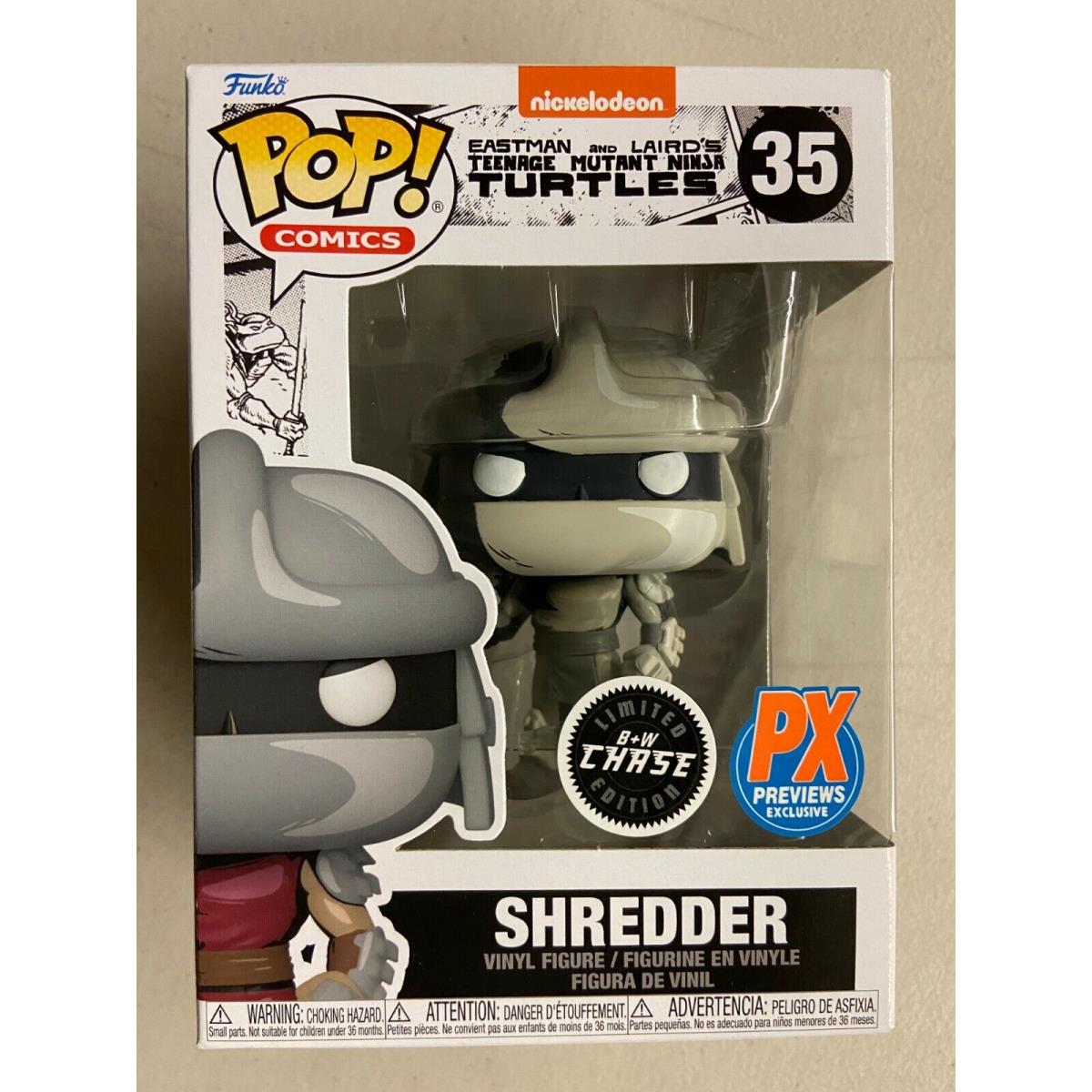 Funko Pop Comics Teenage Mutant Ninja Turtles Shredder 35 Exclusive Chase