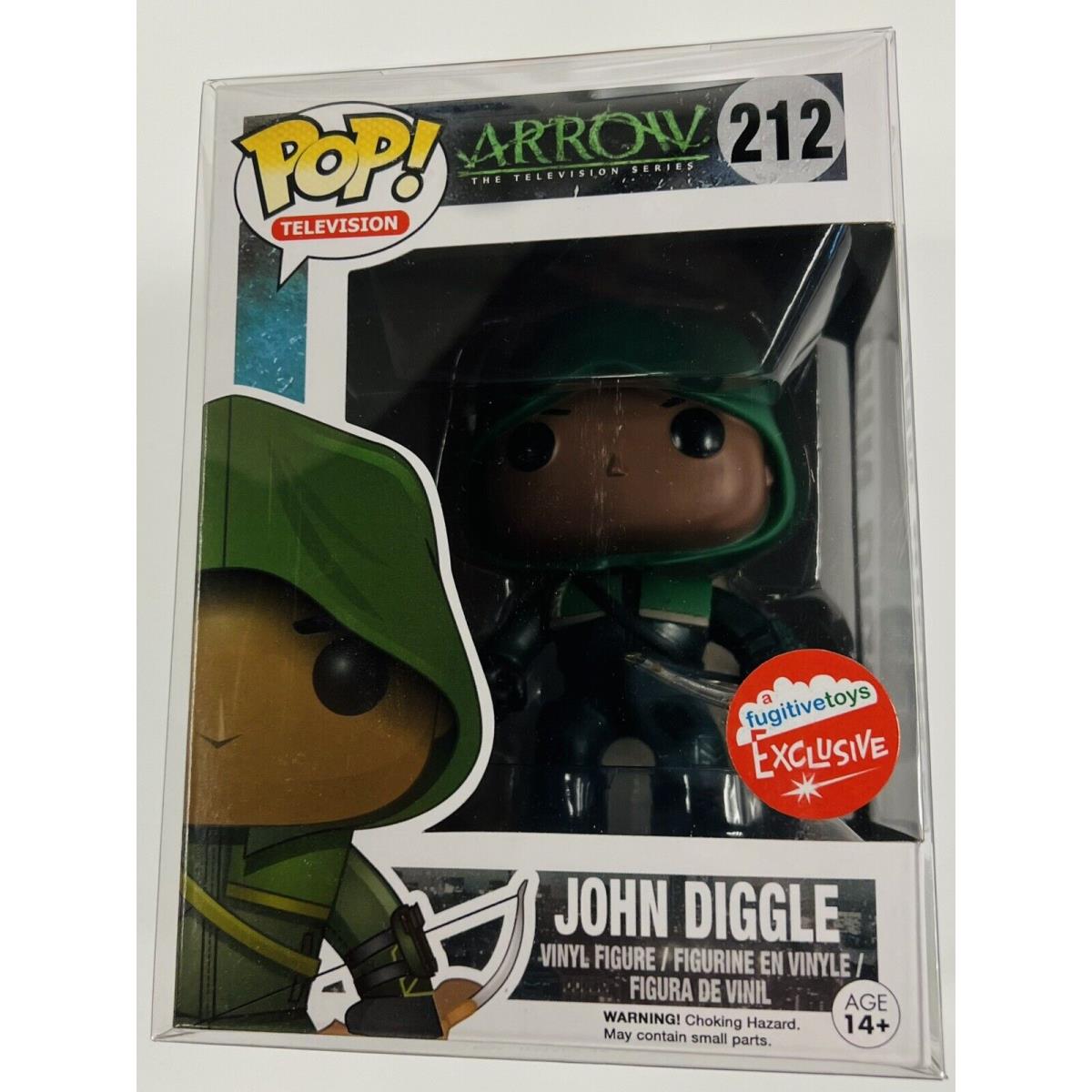 Funko Pop John Diggle as The Arrow 212 DC Comics Fugitive Toys Exclusive