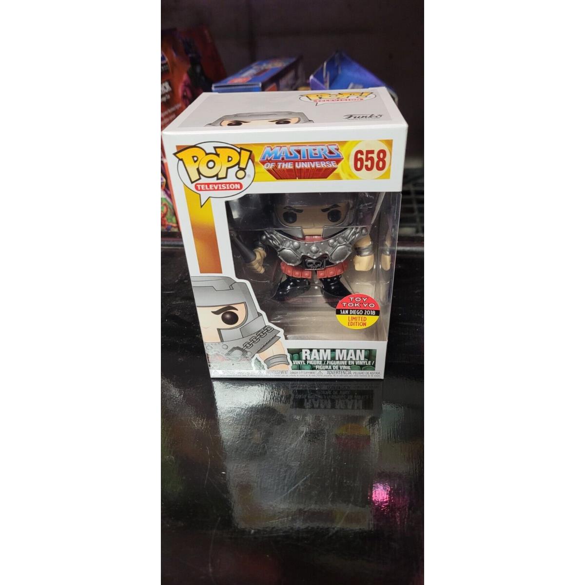 Funko Pop Television Animation Masters of The Universe Ram Man 658