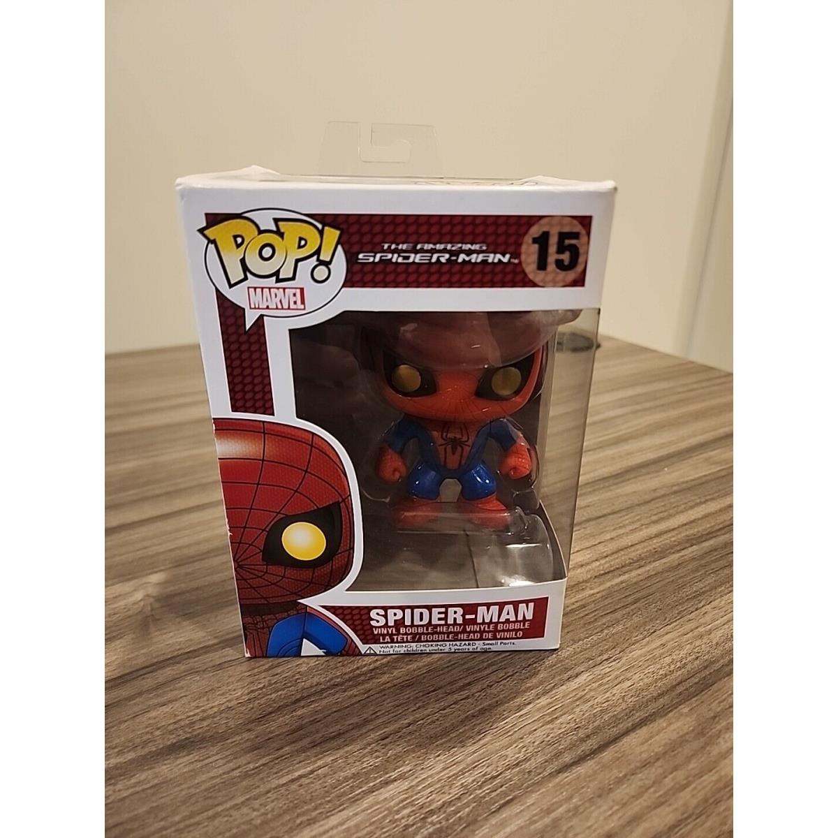 Funko Pop Marvel Spider-man Movie Bobble Head 15 Rare