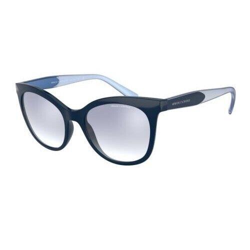 Armani Exchange AX4094S 83027B Blue/gradient Light Blue Mirror Sunglasses 54mm