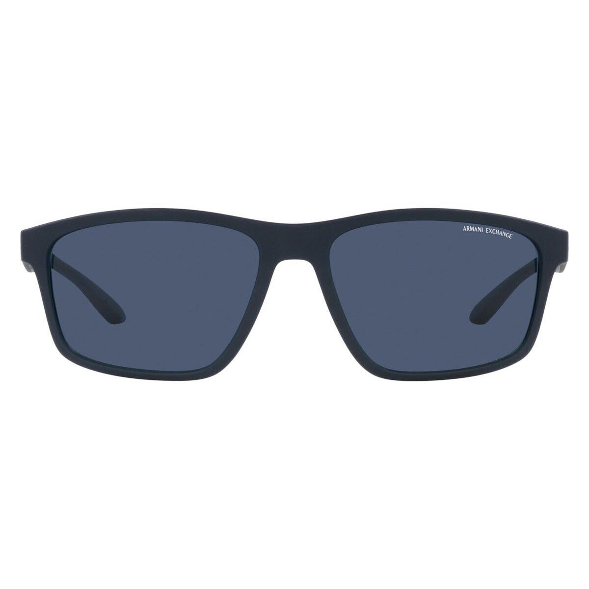 Armani Exchange Sunglasses 0AX4122S 818180 Blue Frame Blue Lens 59MM