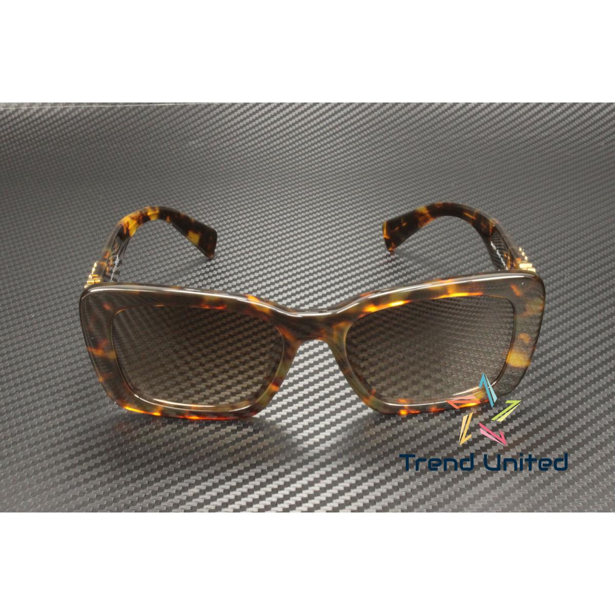 Miu Miu MU 07YS VAU6S1 Honey Havana Brown Gradient 53 mm Women`s Sunglasses