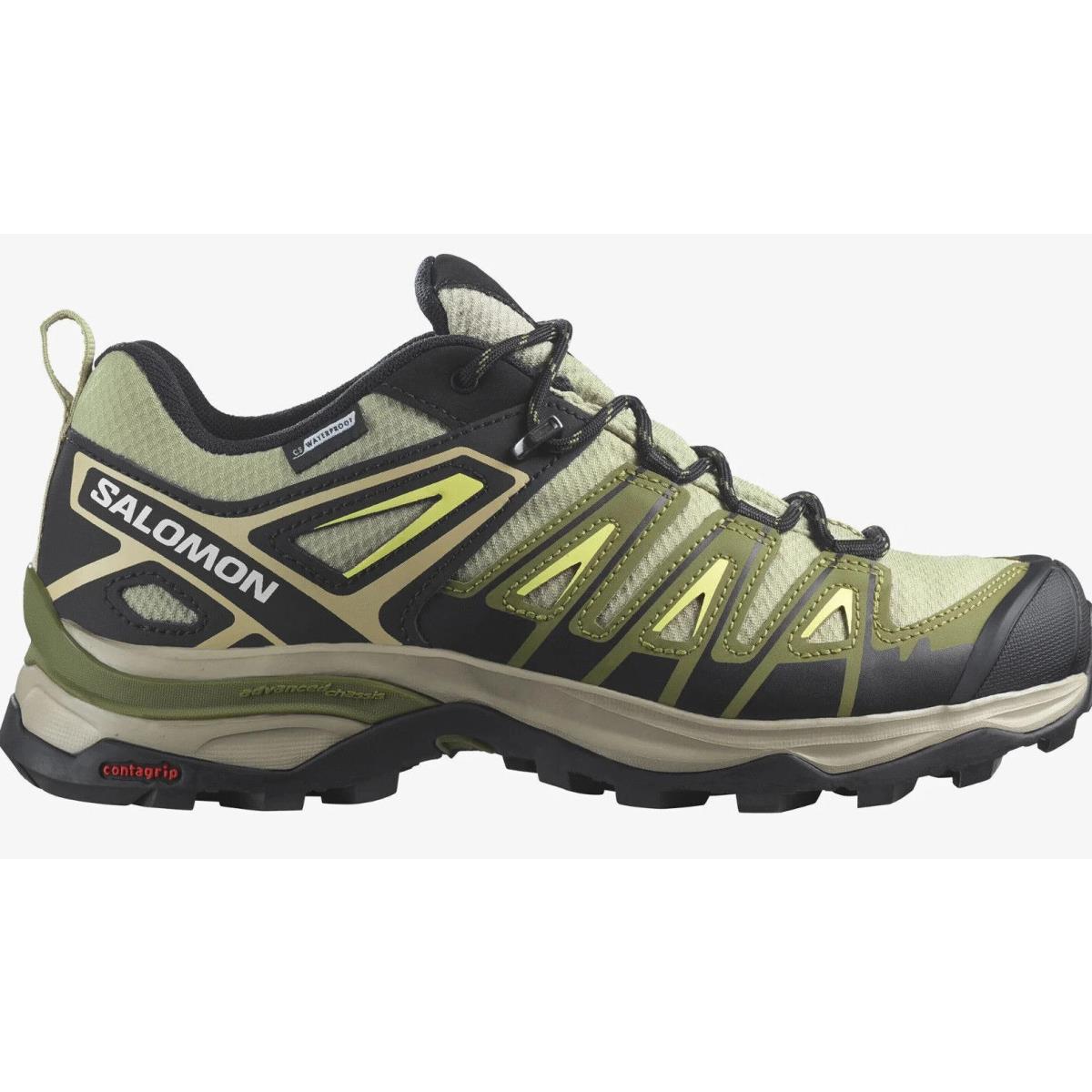 Salomon Women`s X Ultra Pioneer Waterproof Hiking Shoes Moss Gray Select Size