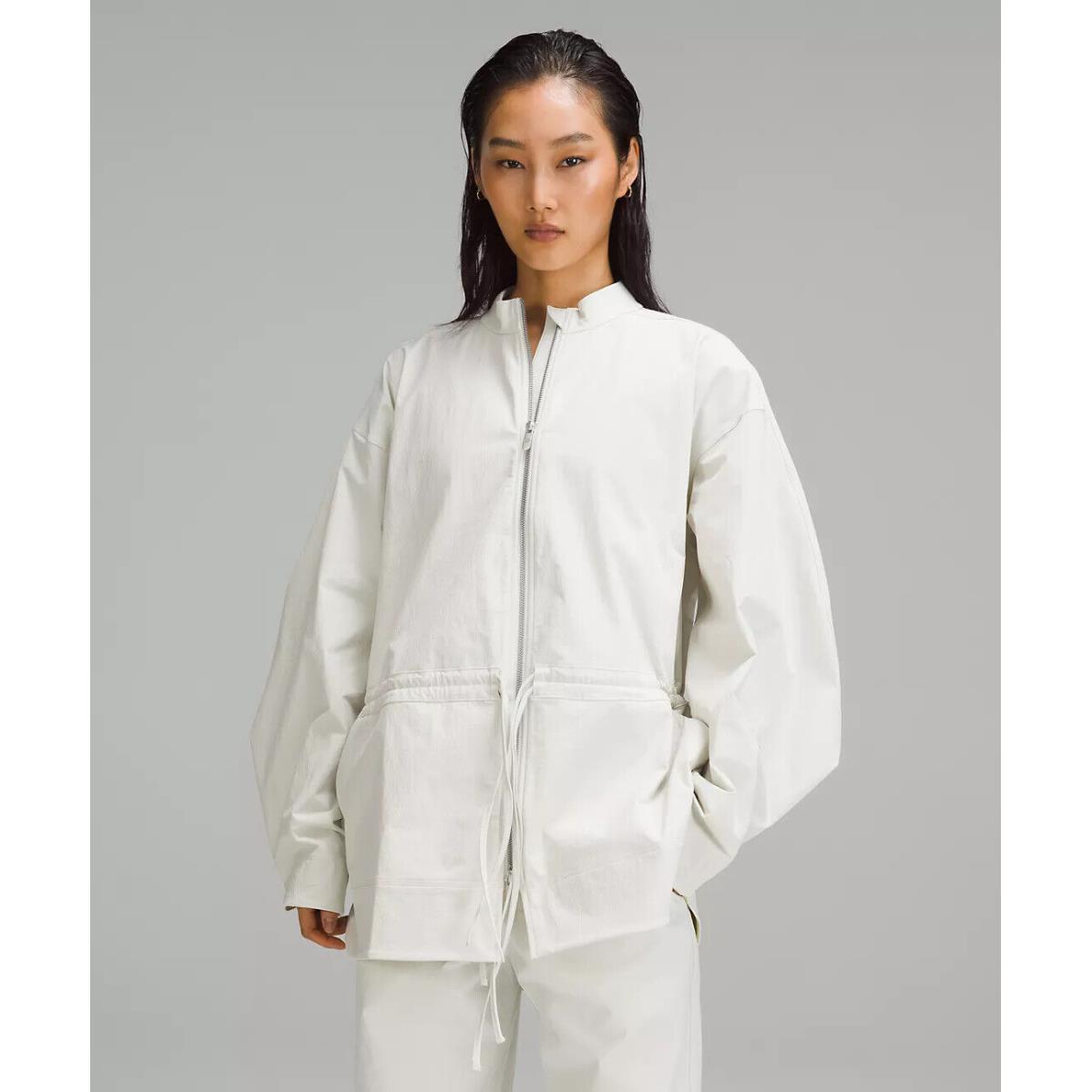 Lululemon Cinch Waist Stretch Shirt Jacket - Retail Bone