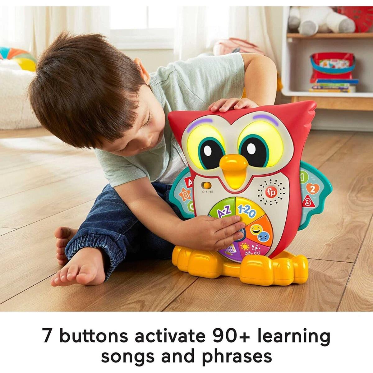 Fisher Price Linkimals Light Up and Learn Owl Toy IN Stock Kids Infant