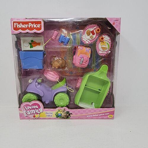 Fisher Price Loving Family Dollhouse Campers Picnic Hike 2004