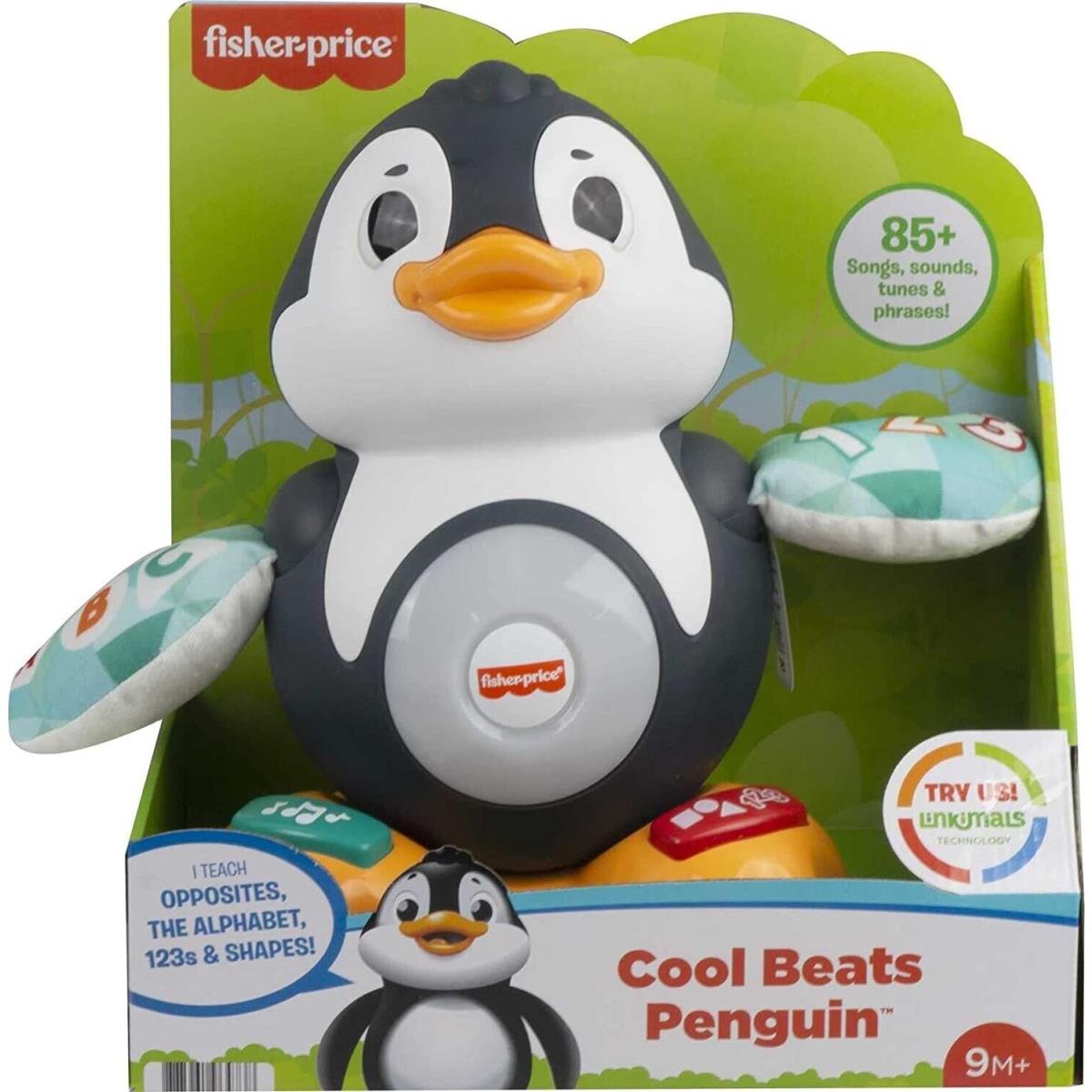 Fisher Price Linkimals Ccol Beats Penguin Musical Infant Toddler Toy with Sounds Gift For Kid