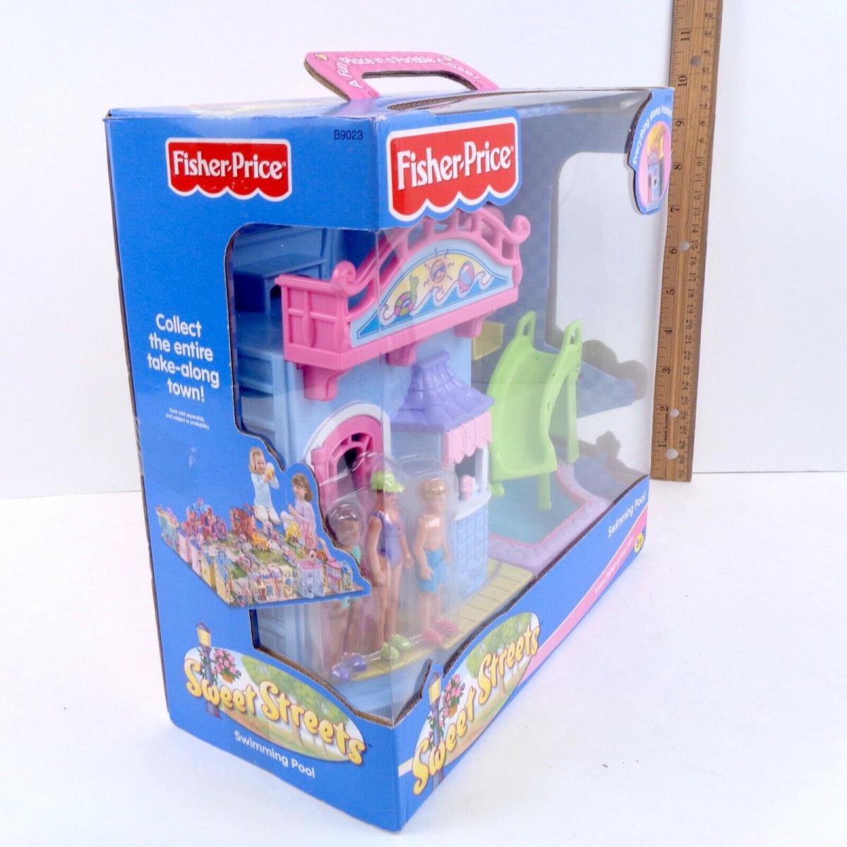 2003 Fisher Price Sweet Streets Swimming Pool Doll Playset