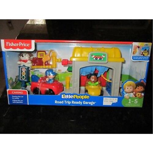 Fisher Price Discovering Road Trip Ready Garage Car Wash Tessa Tow Truck Dog