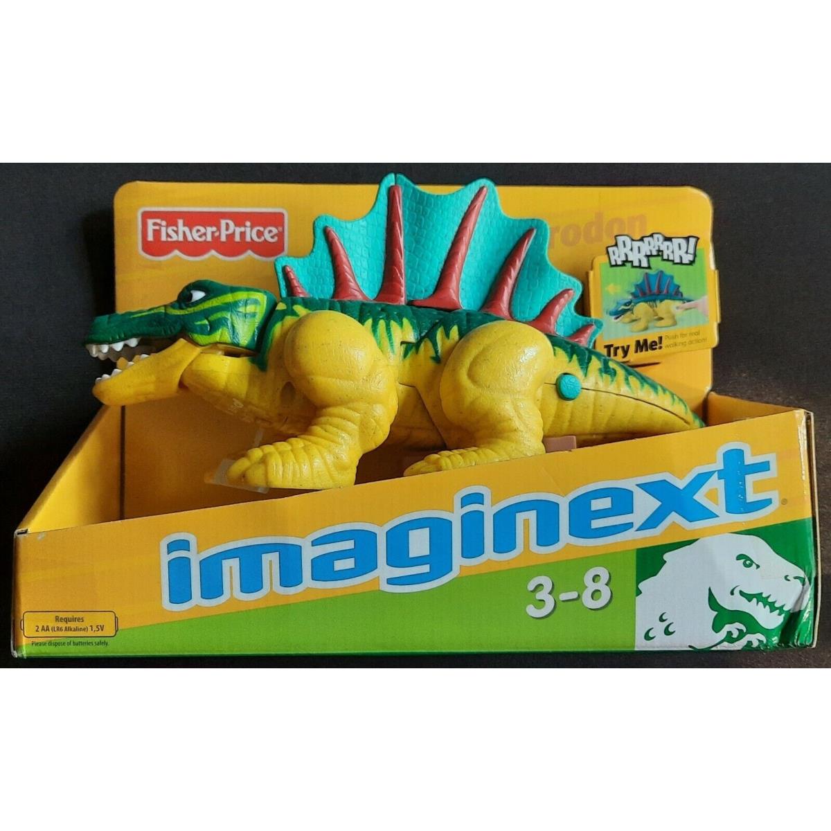 Imaginext Dimetrodon By Fisher Price From 2008 - Vintage