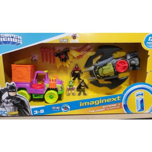 Imaginext Joker Surprise Batwing and Robin Wing. Hard to Find Set