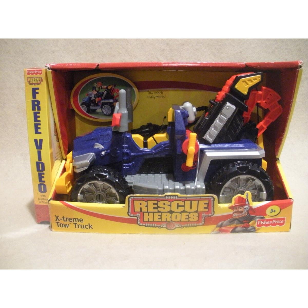 Rescue Heroes X-treme Tow Truck Bonus Vhs Tape