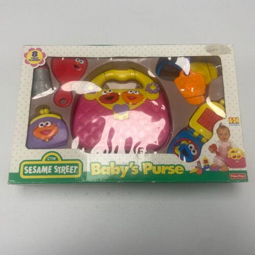Vintage 1999 Sesame Street Fisher Price Baby s Purse 8 Piece Zoe Elmo