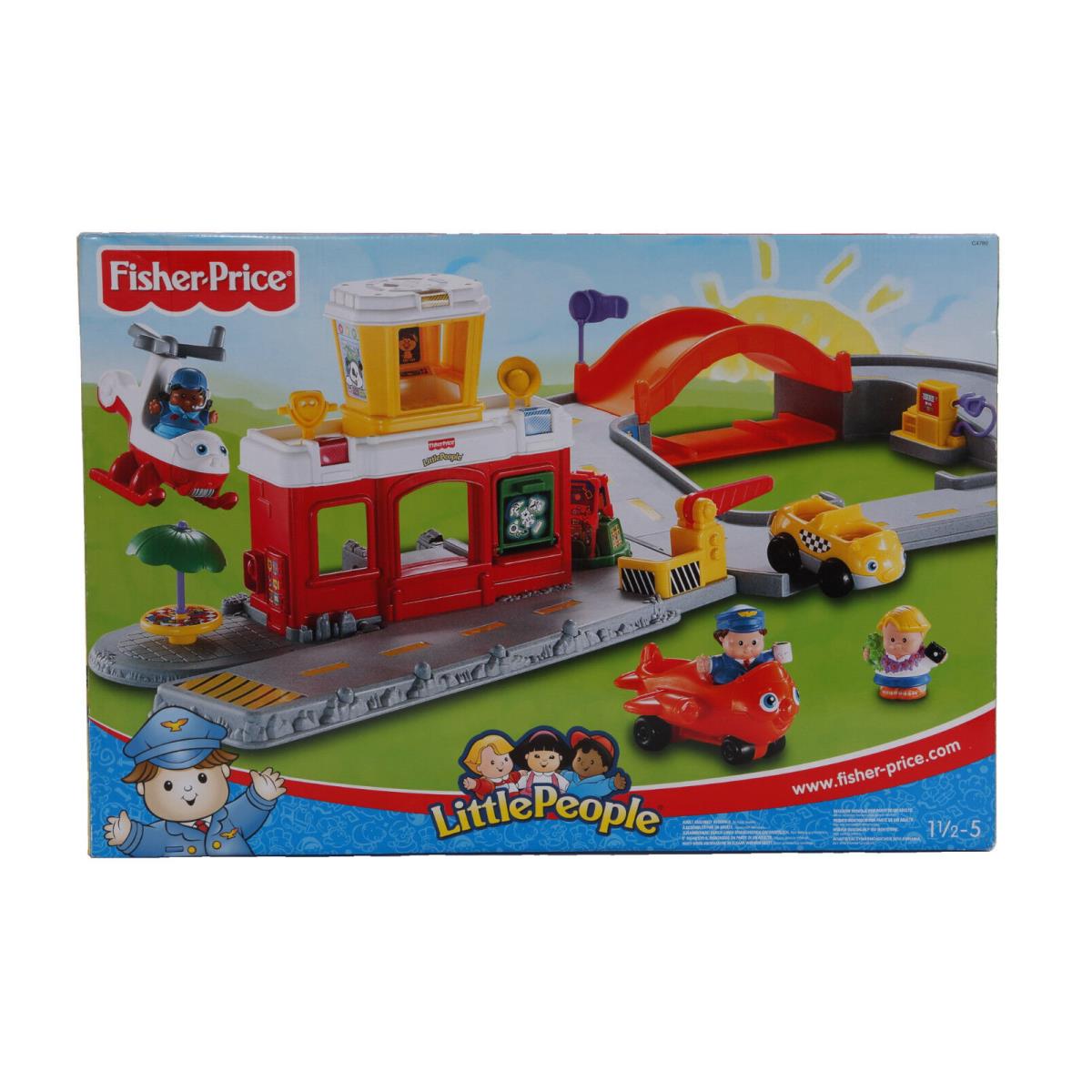 Fisher-price Little People Airport Discovery Chidren`s Toy 22 Pcs Contents