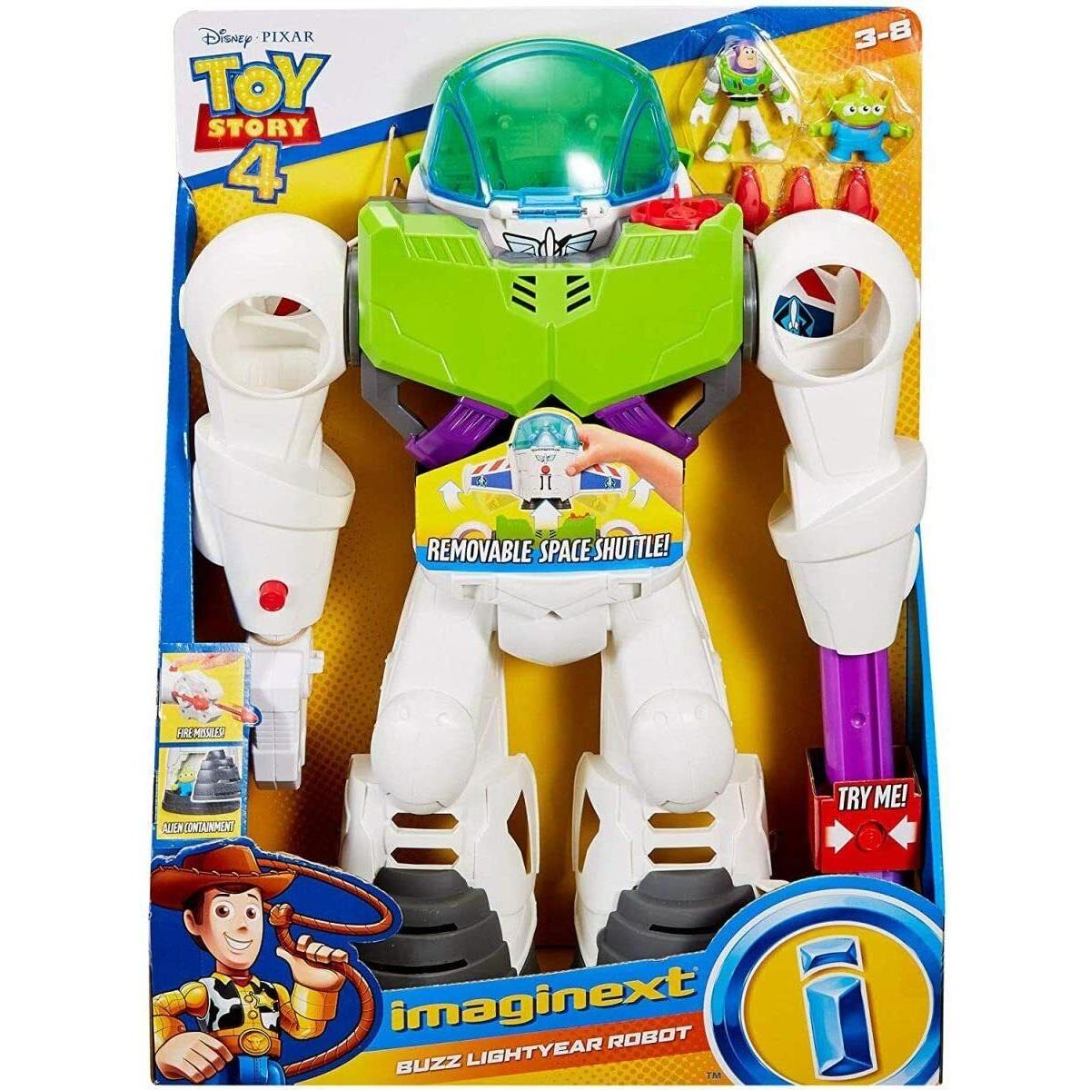 Fisher Price Disney Toy Story 4 Imaginext Buzz Lightyear Robot GBG65