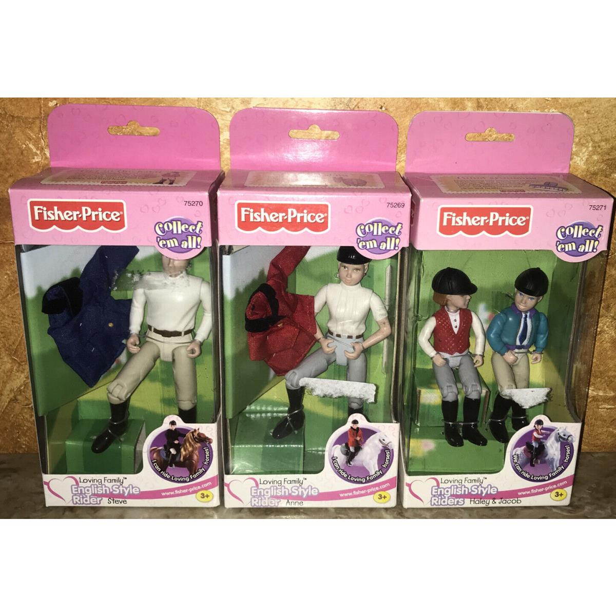 Loving Family Doll Jockey Family 2002 by Fisher Price