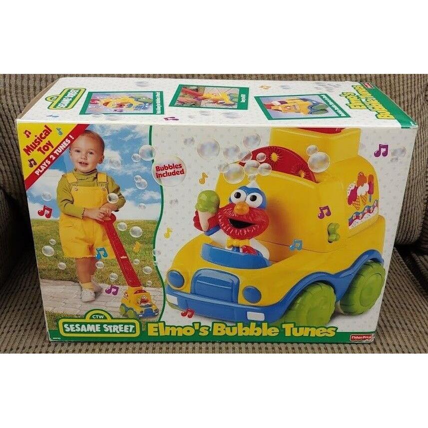 Fisher-price Sesame Street Elmo`s Bubble Tunes Push Toy- From 1990`s