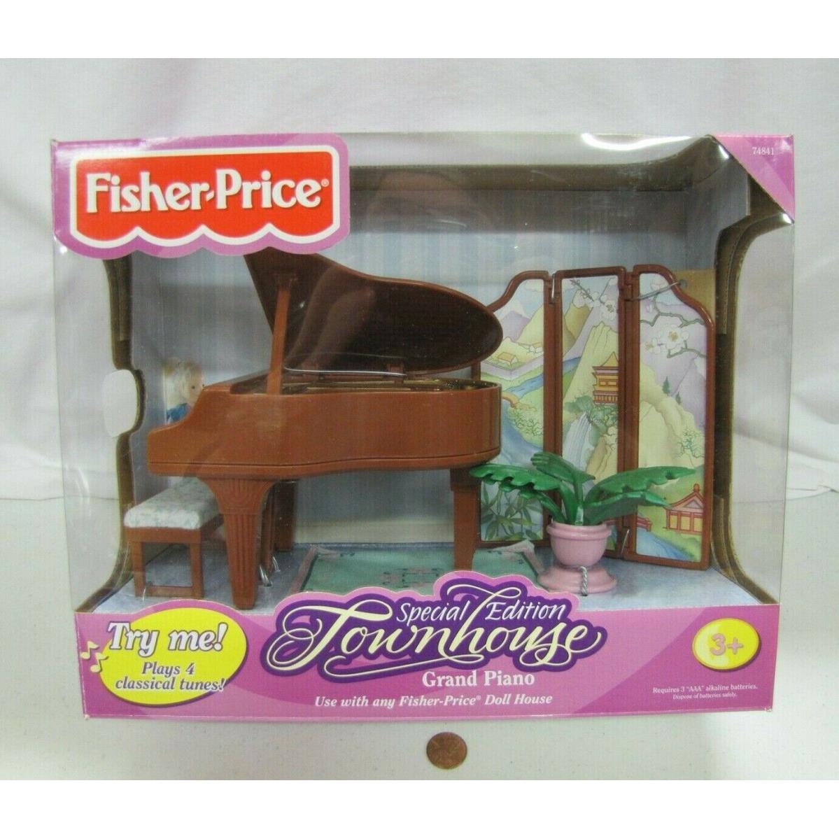 Fisher Price Loving Family Dollhouse Special Ed. Grand Piano Sounds Lights