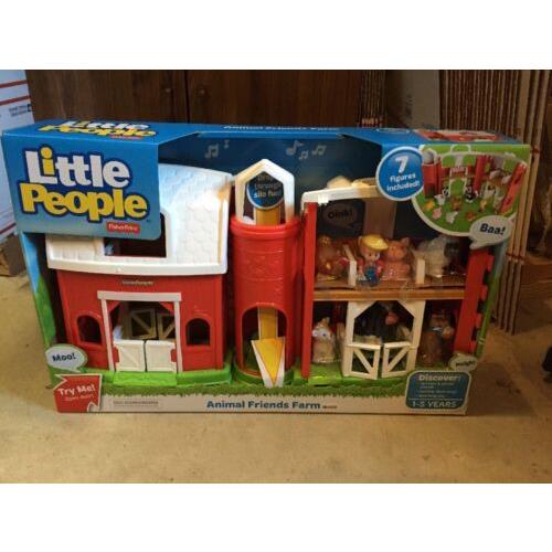 Fisher Price Little People Animal Friends Farm Barn Play Set 2014 Sounds Toy