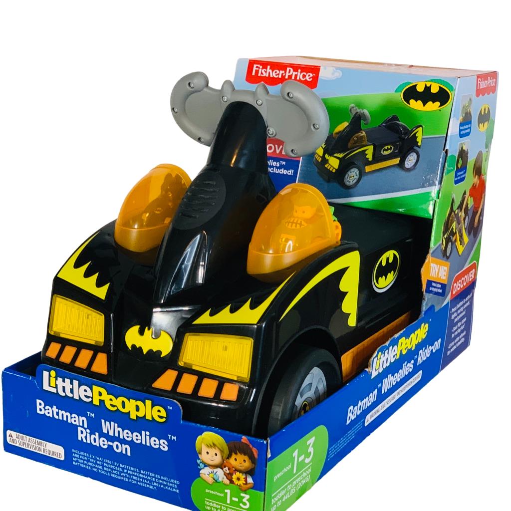 Fisher-price Littlepeople Batman Ride-on Race Ramp+seat Storage 1-3 Years