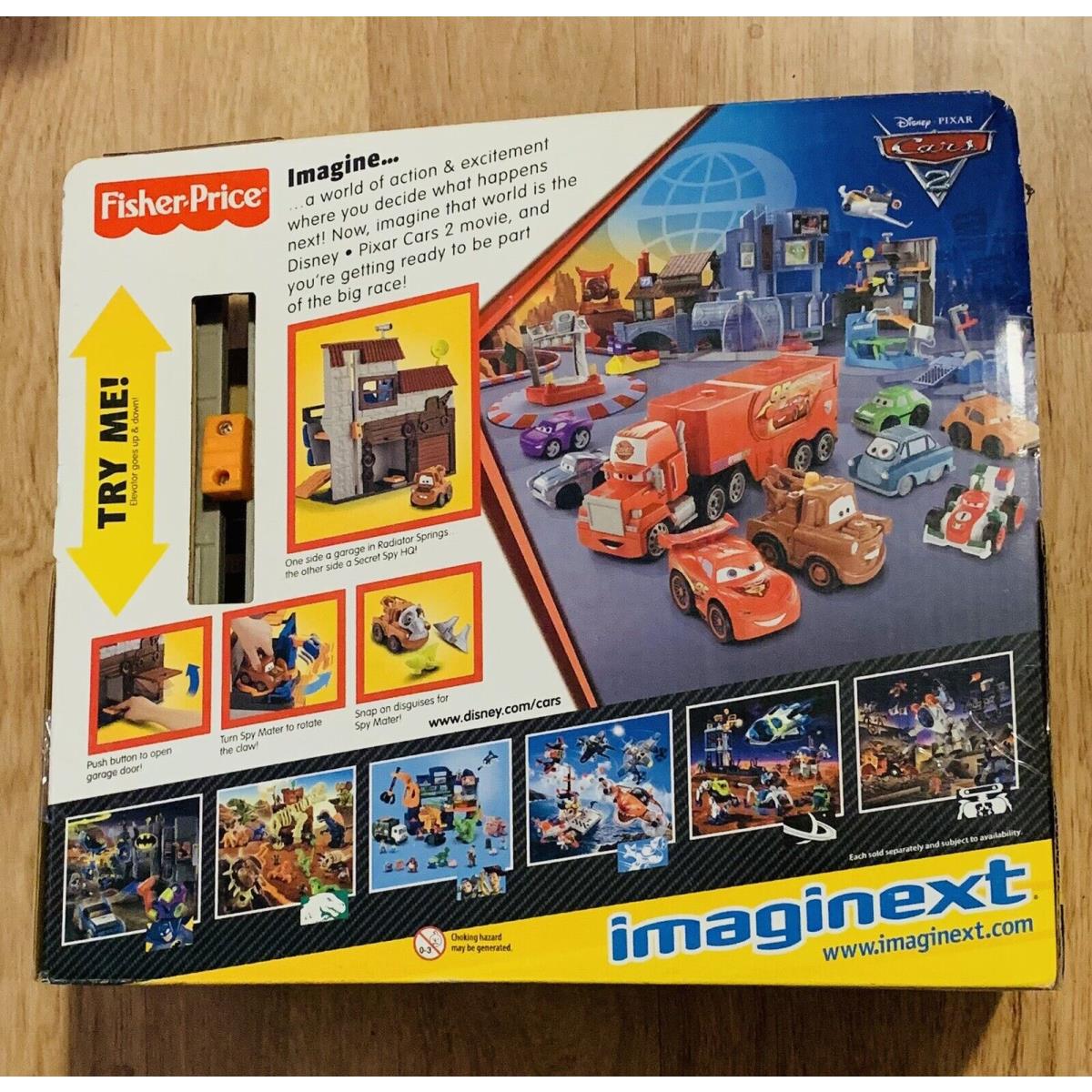 Disney / Pixar Cars 2 Imaginext Spy Mater Garage Exclusive Playset Rare