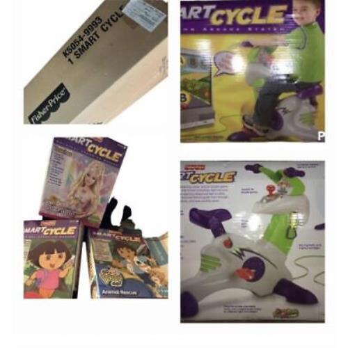 Fisher Price Smart Cycle Physical Learning 2007 3 Games