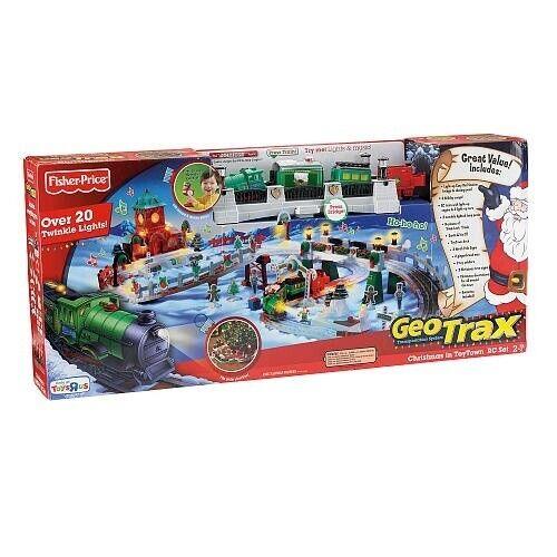 Geotrax Christmas In Toytown RC Set 2010 Toys R US Exclusive