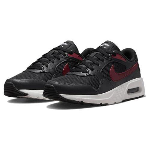 Nike Air Max SC DQ3995-002 Men`s Black/red/white Running Sneaker Shoes NDD605